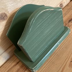 Shabby Sage-Green Napkin Holder