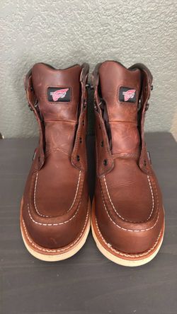 Red Wing Moc Toe Work Boots