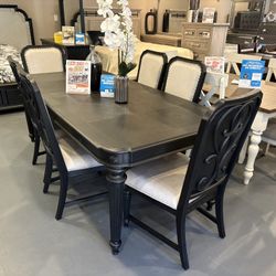  New 7pc Dining Table Set 