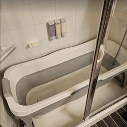 Portal Bathtub 56 Inch, Foldable Soaking Tub