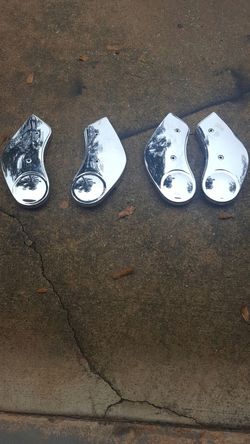 Chrome seat cover trim