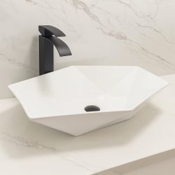 Bathroom vanity vessel sink
