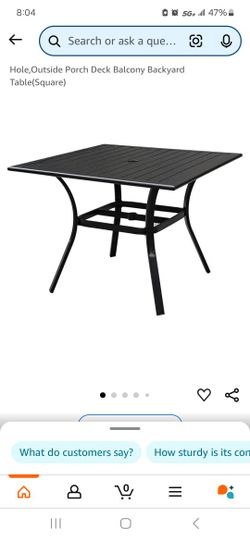 Patio Dinning Table 