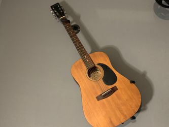 Mint 70’s Odessa SD-05 Acoustic Guitar Like New Natural Wood , Looks Perfect Soft Case Too