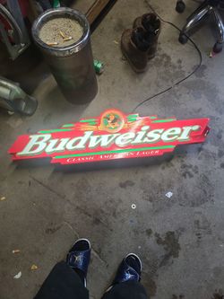 Budweiser Lighted Sign