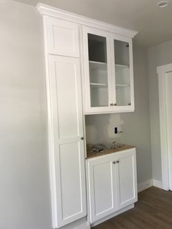 Cabinets white
