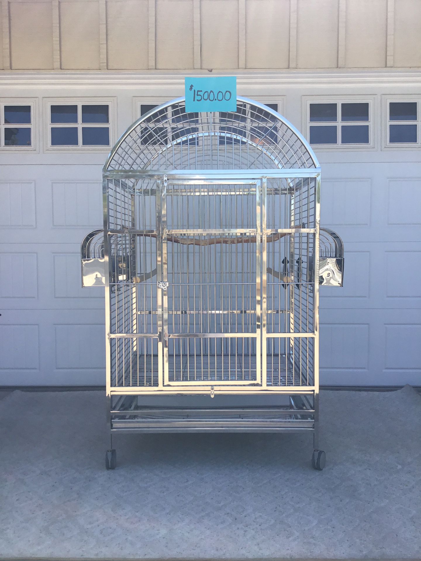 X Large Stainless Steel Macaw / Parrot Cage
