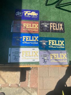felix the cat lowrider plates  chevu impala