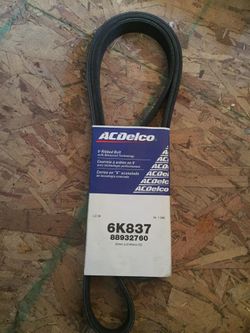 ACDelco 6K837 Professional V-Ribbed Serpentine Belt