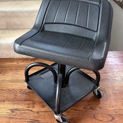 Whiteside Professional Deluxe Adjustable Creeper Mechanic Chair With Soft Rubber Cover 