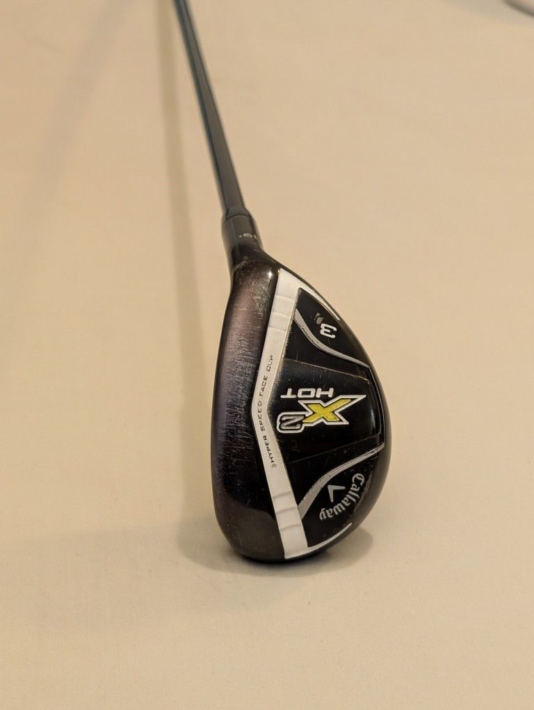 RH USED CALLAWAY X2 HOT #3 HYBRID 19* Graphite Shaft