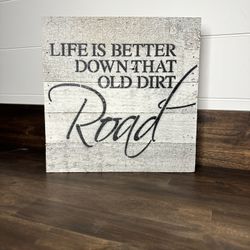 Wooden Farmhouse Sign 