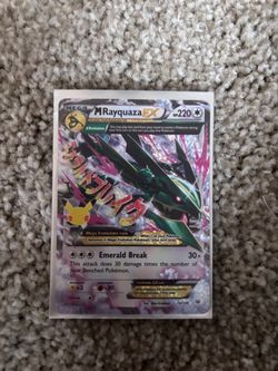 Mega Rayquaza Pokemon Card