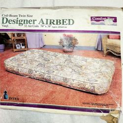15$ Intek Twin Designer Air Mattress Like New 