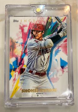 2020 Topps Inception Shohei Ohtani #56 Dodgers MVP Super Rare Card Ohtani Clean