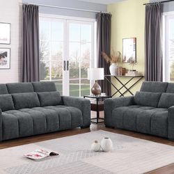 2pc Sofa And Loveseat 