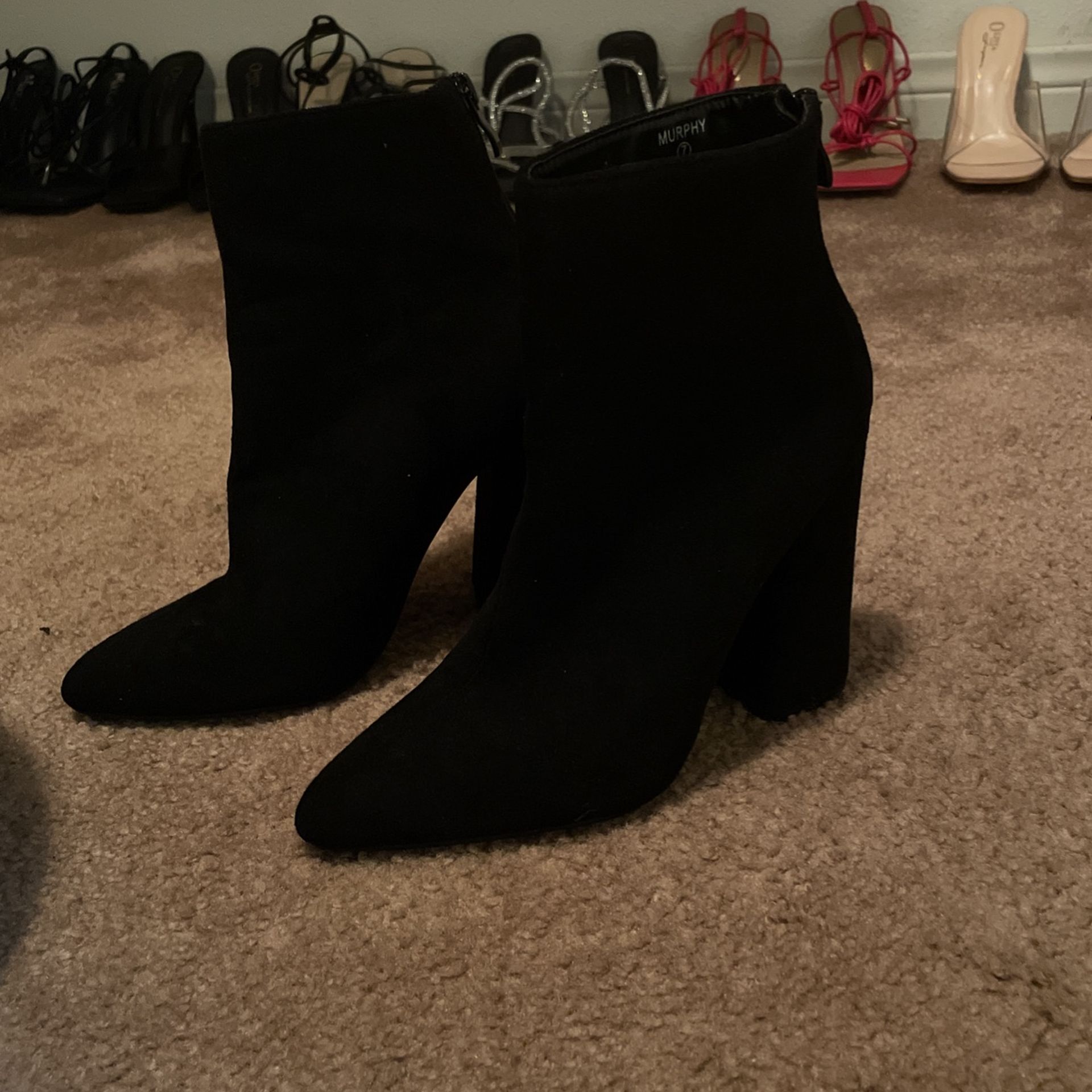 Fashion Nova Black Booties