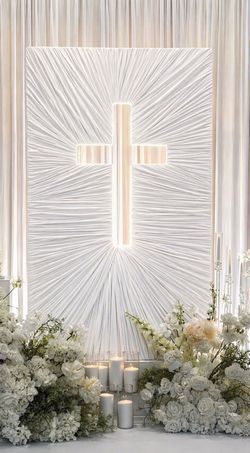 7x4 Luxury Cross backdrop