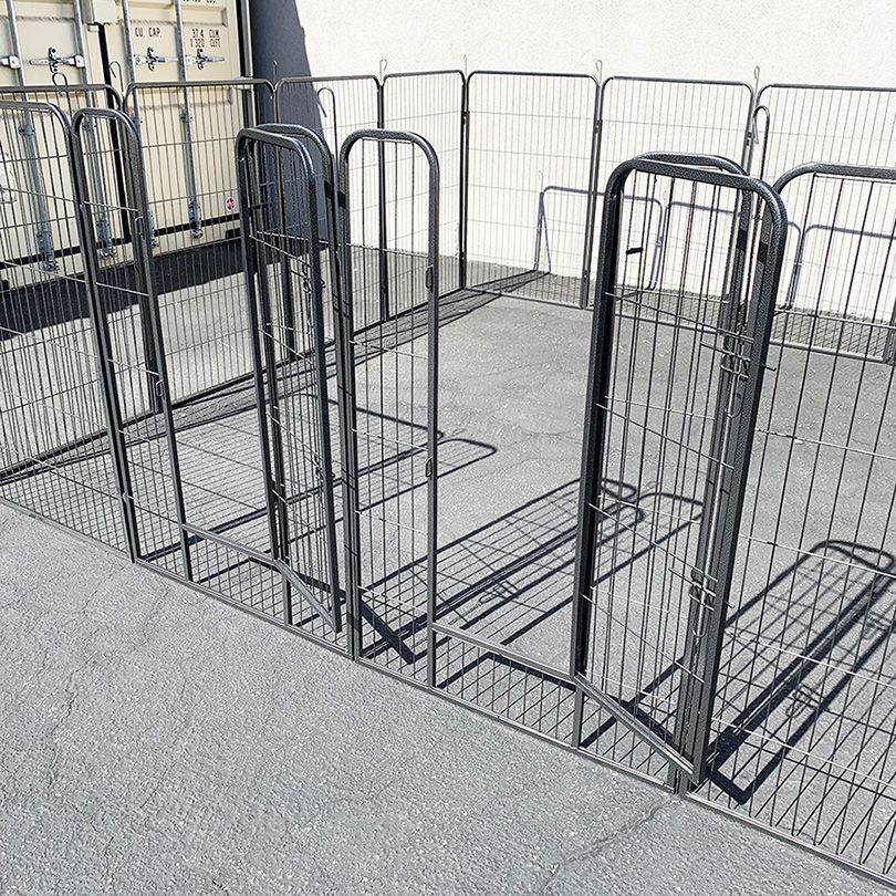 (Brand New) $270 Large 10x10ft Heavy Duty 48” Tall, 16-Panels Dog Playpen Pet Exercise Fence Crate Kennel