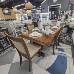 Dining Set $1199 Or $0 Down If Financed 