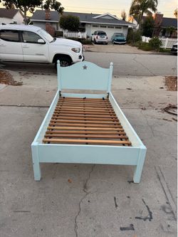 Turquoise Twin Bed Frame DELIVERY AVAILABLE