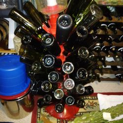 Cleaned Delabeled Wine Bottles For Wine Making $1 Each-Deltona, Fl Pickup