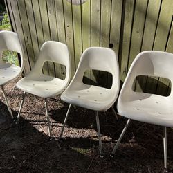 Retro Mod Molded Chairs