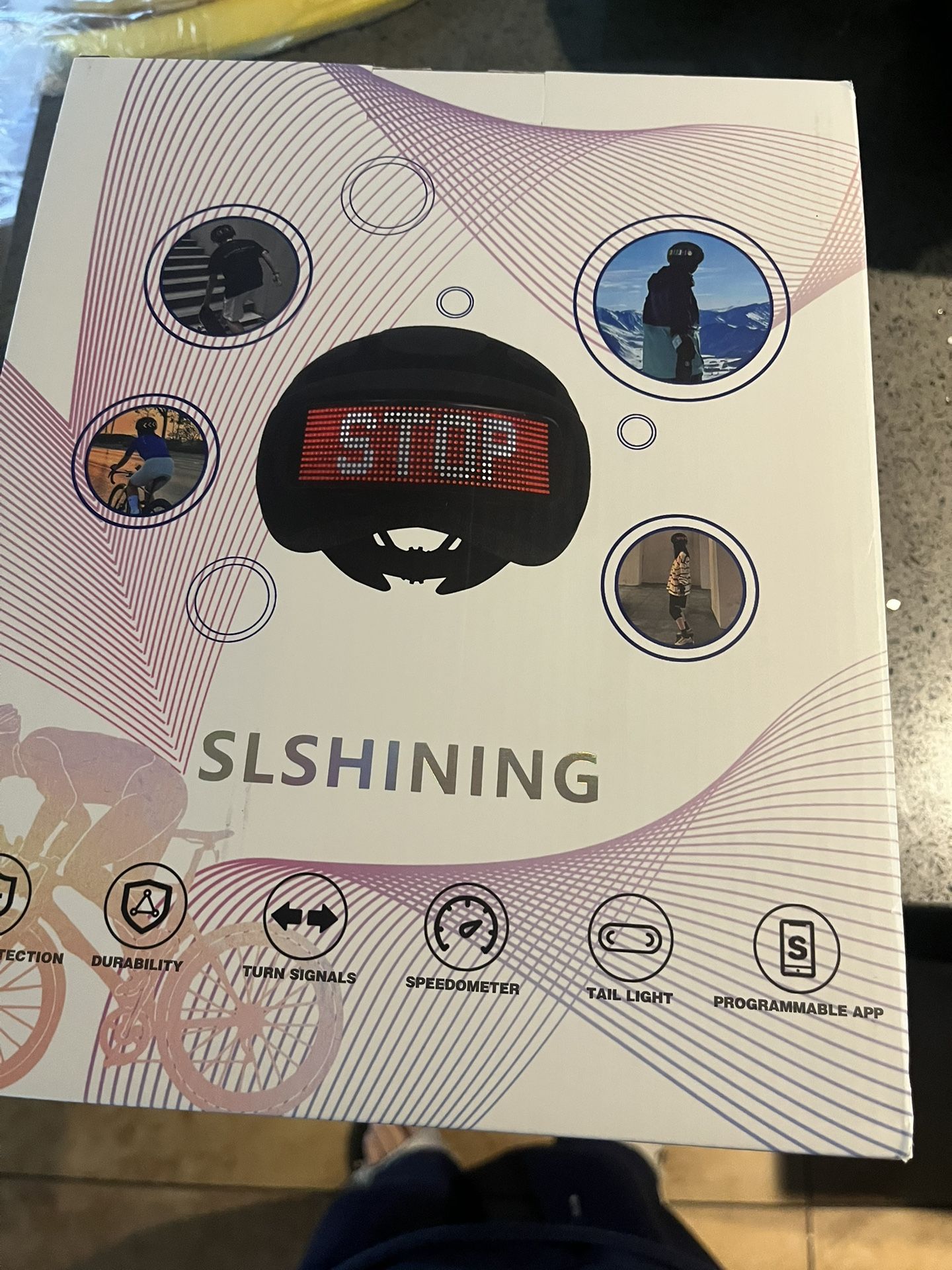 Smart Bike Helmet Black. L