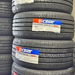 (4) NEW TIRES // LLANTAS NUEVAS235/40/19 dcenti dc55 new tires! We finance! Financiamos!