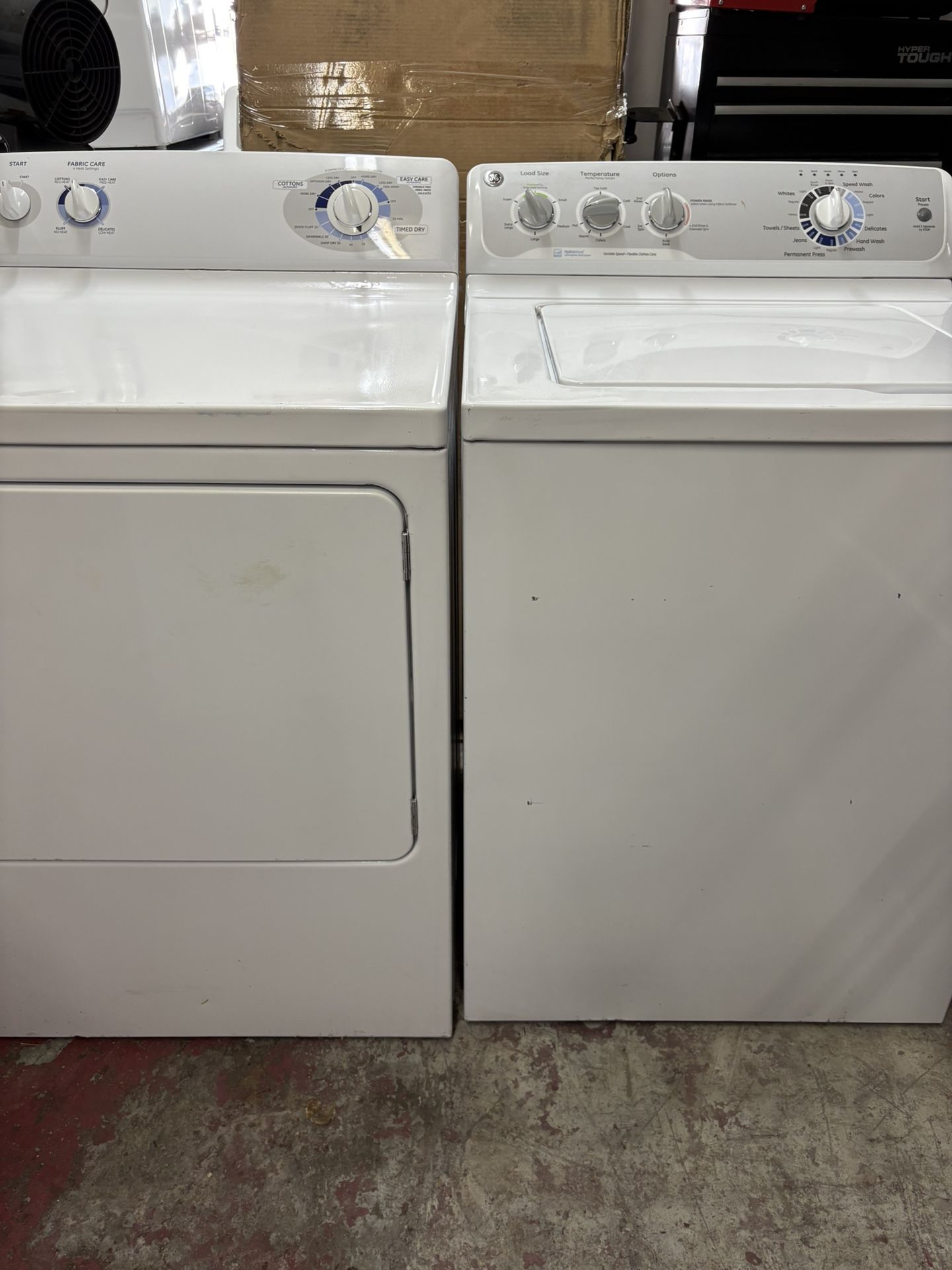 GENTLY USED GE WASHER/ DRYER SET