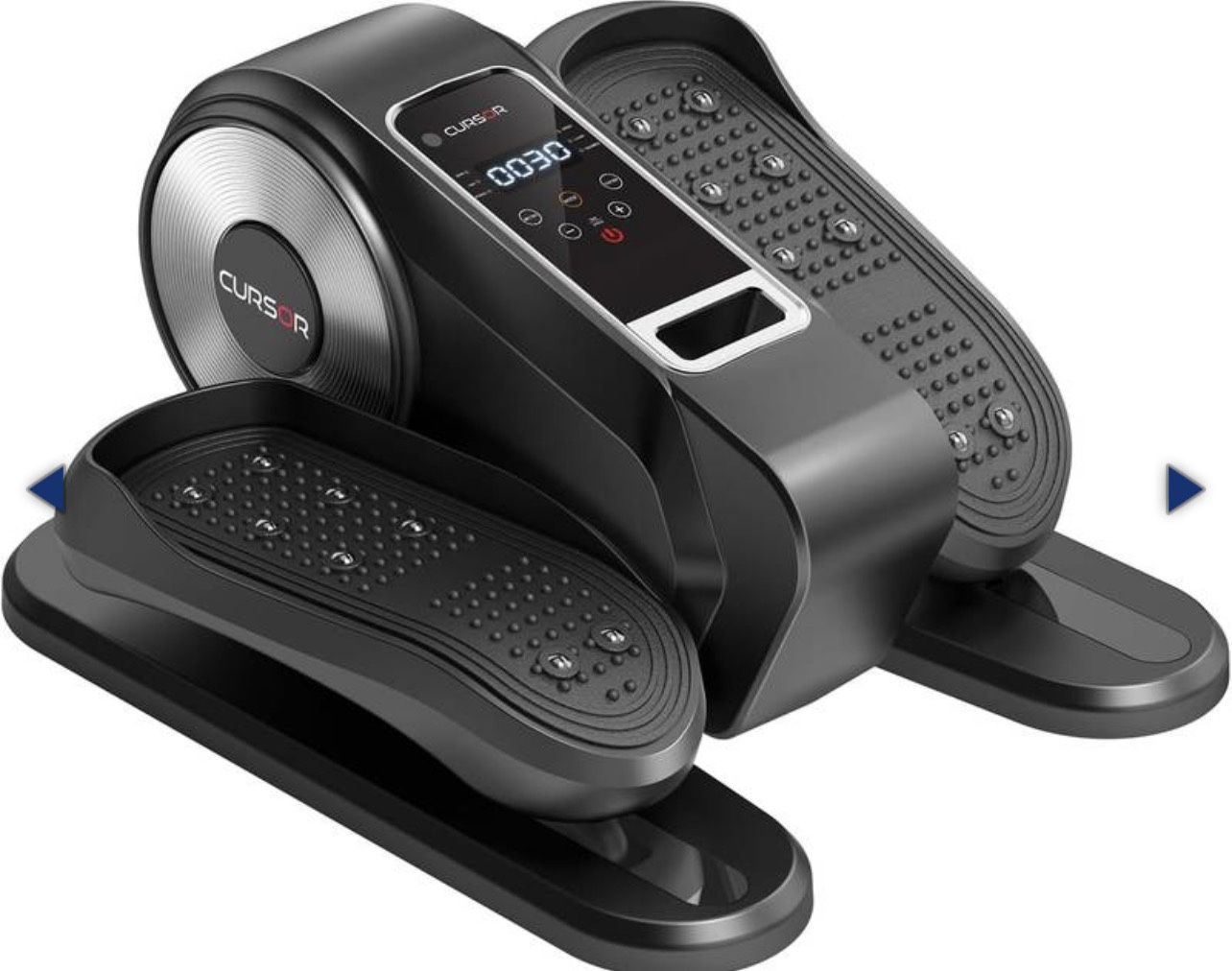 Cursor Fitness Under Desk Elliptical Machine with Remote, 12 Level Speeds, Forward & Reverse Direction