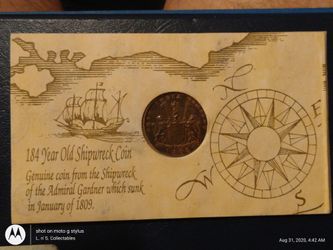 1808 Shipwreck Coin