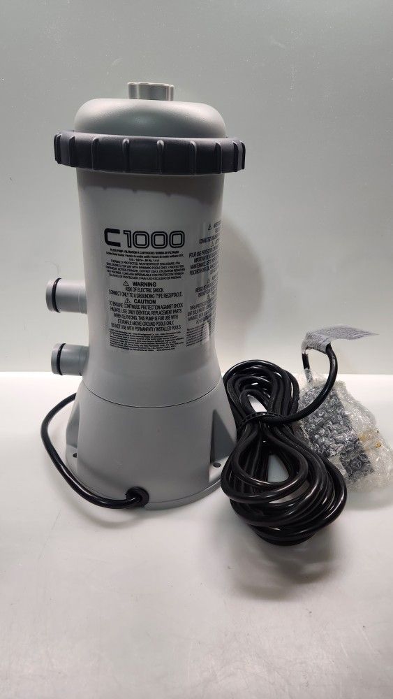 INTEX C1000 Krystal Clear Filter Pump For Above Ground Pools 1000GPH