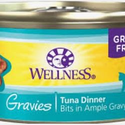 Wellness Gravies wet cat food—tuna dinner