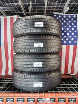 🇺🇸 4 USED TIRES P235/65R18 MICHELIN LATITUDE TOUR HP ALL SEASON 235 65 18