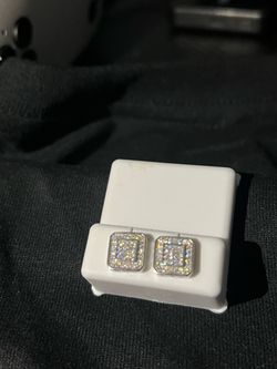 Moissanite earrings