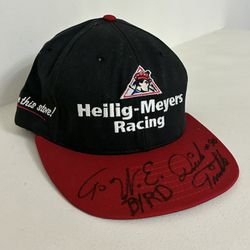 Dick Trickle #90 Heiling-Meyers Racing NASCAR Autographed Snap Back Hat Baseball Cap