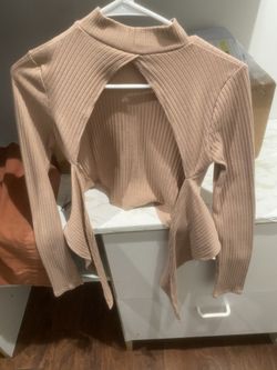 Over The Shoulder Open Front Turtle Neck Shirt…thing. 