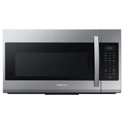 NEW SAMSUNG STAINLESS STEEL OVER THE RANGE MICROWAVE