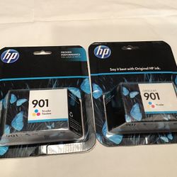 HP #901 TRI-COLOR INK CARTRIDGES 2 NEW,  $20.00 