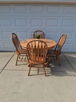Wood Table.