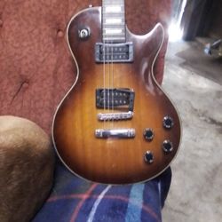 Memphis Vintage Electric Blues Guitar Rare Les Paul Style Singlecut 1970