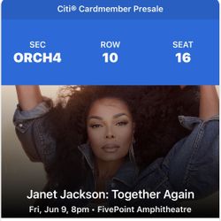 Janet Jackson Concert 6/9/2023