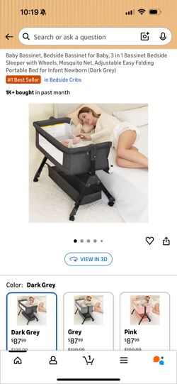 Bedside Baby Bassinet