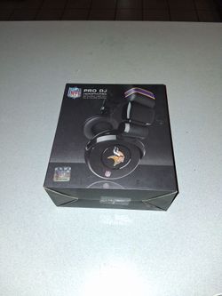 MINNESOTA VIKINGS PRO DJ HEADPHONES IN BOX