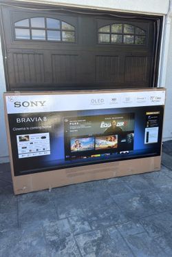 77 “ Sony smart 4K BRAVIA 8 HDR 120HZ Oled TV