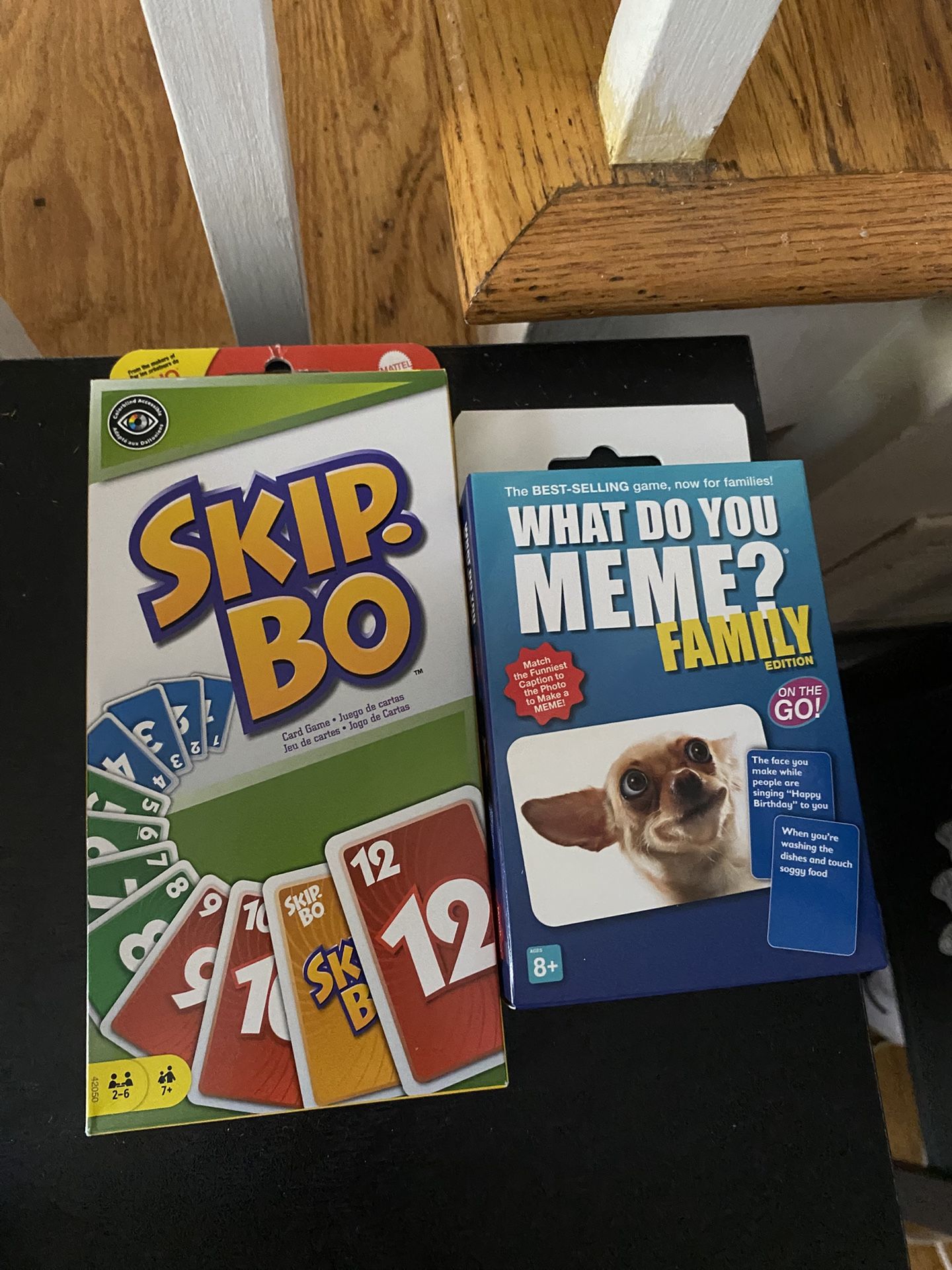 Skip Bo And What Do you Meme