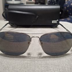Montblanc™ MB0026S 009 61 - Ruthenium Sunglasses