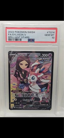 Pokemon Sylveon V English Trainer Gallery PSA 10 TG14/TG30 Brilliant Stars Gem Mint ๐
