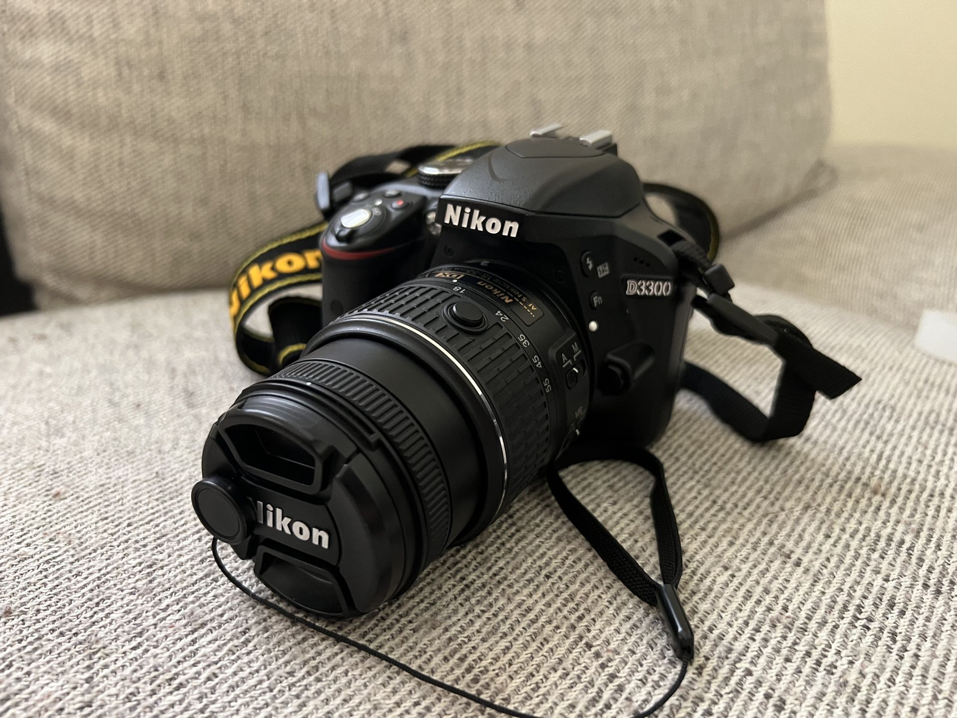 Nikon D3300 DSLR Camera & 18-55mm/55-200mm lens 